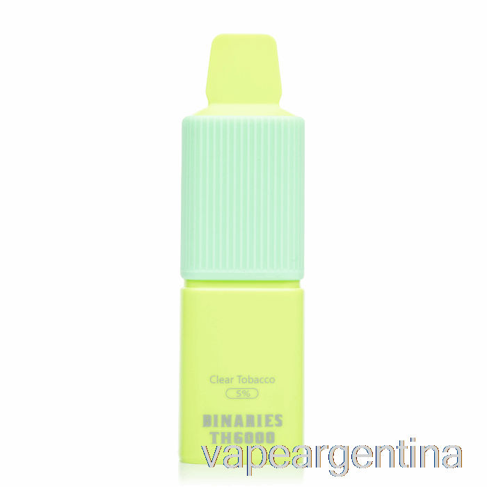Horizon Binaries Th6000 Vape De Tabaco Transparente Desechable Argentina